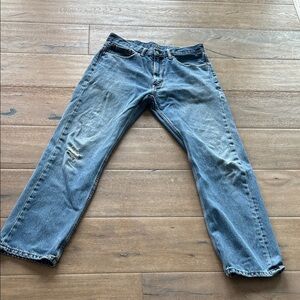Levi's Classic Blue 505 Straight Jeans